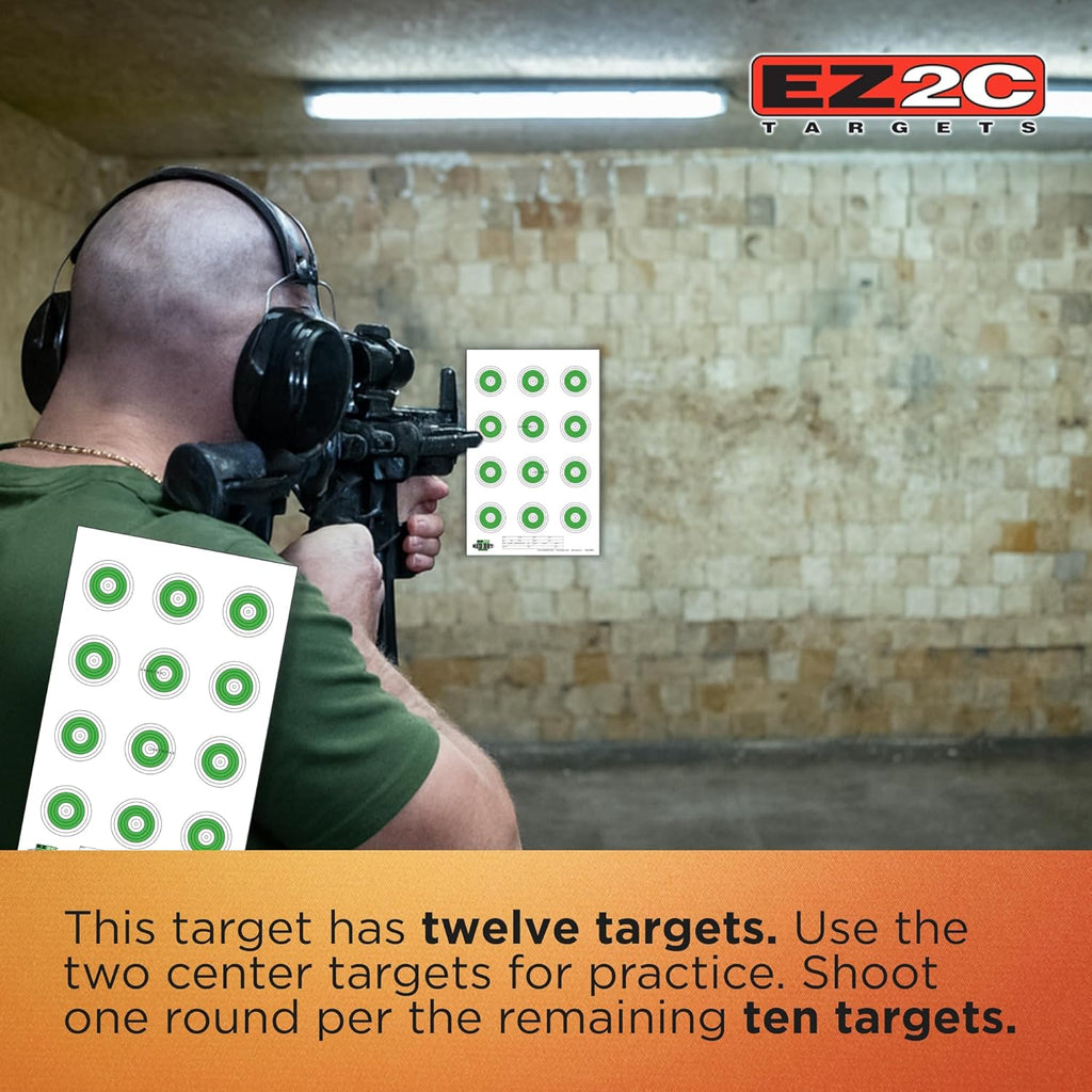 Small-Bore 50ft Target #27 — 11×17 (25-Pack)