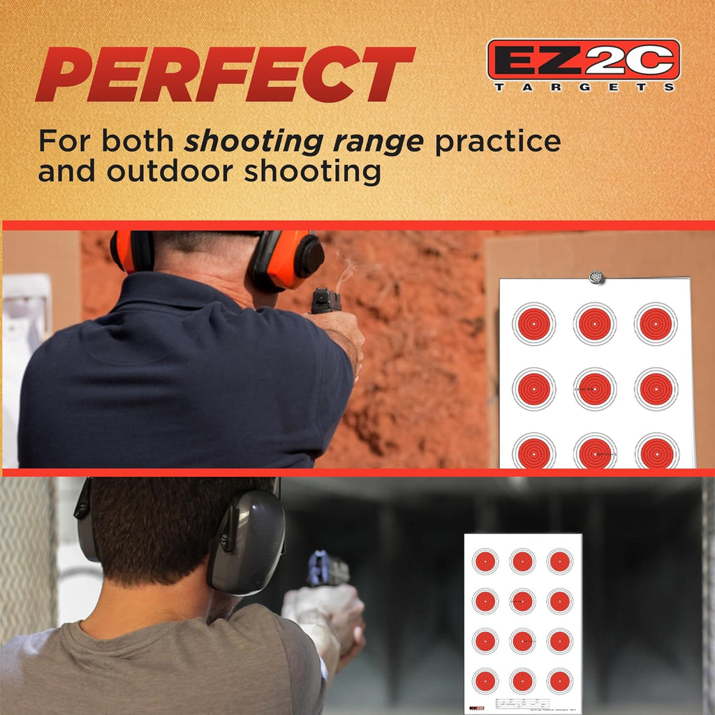 Small-Bore 50ft Target #27 — 11×17 (25-Pack)