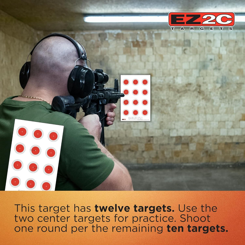 Small-Bore 50ft Target #27 — 11×17 (25-Pack)