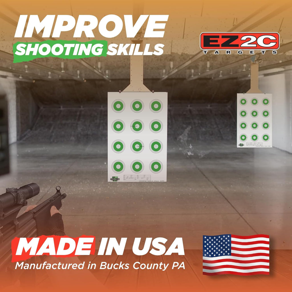 Small-Bore 50ft Target #27 — 11×17 (25-Pack)