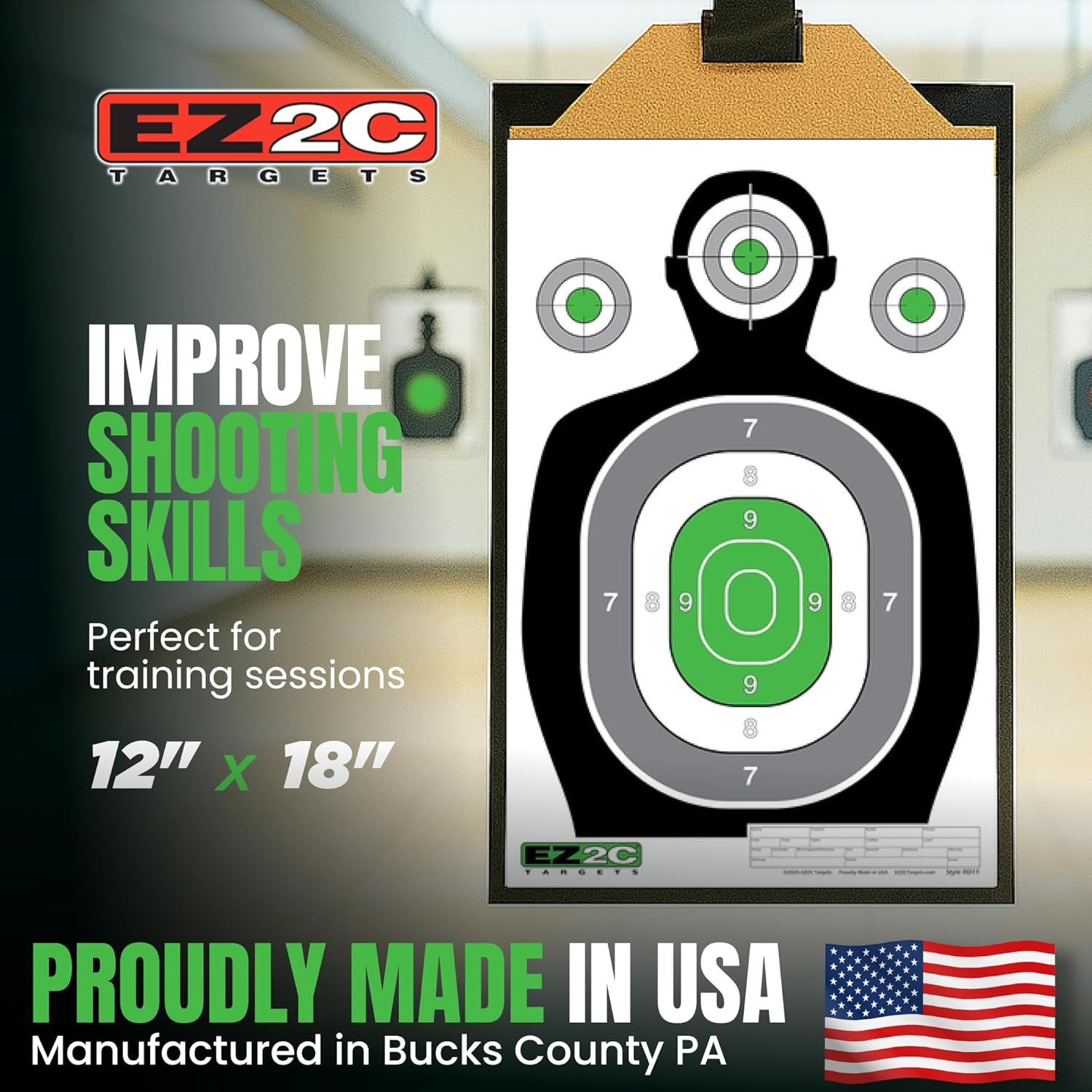Silhouette Target RD11 — 12×18