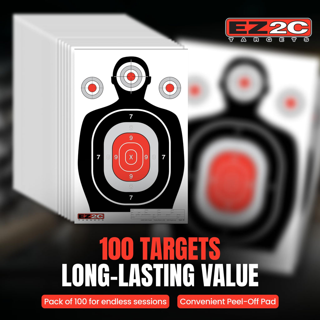 Silhouette Target — 12×18 (100-Pack)