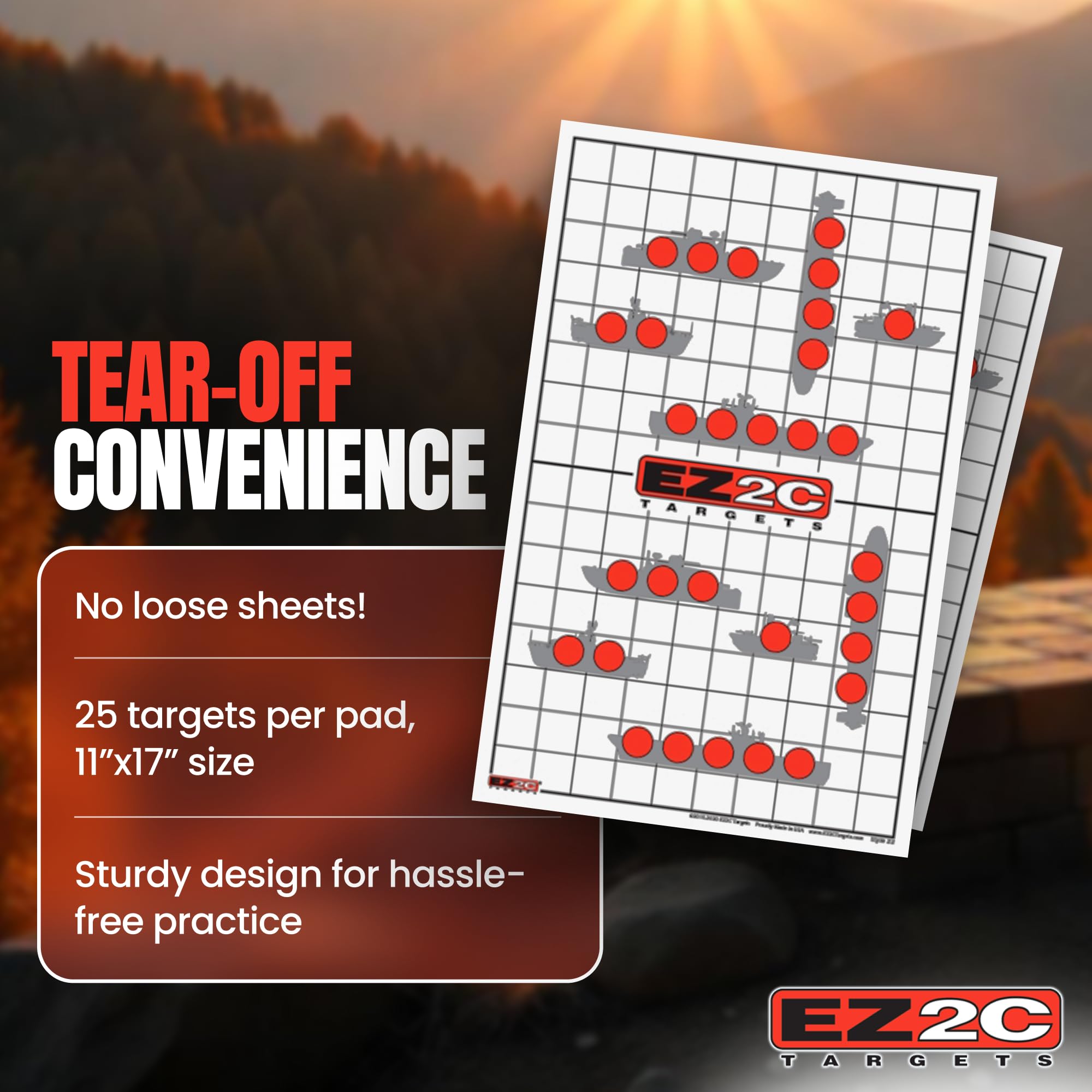 Four Fun Game Targets — 11×17