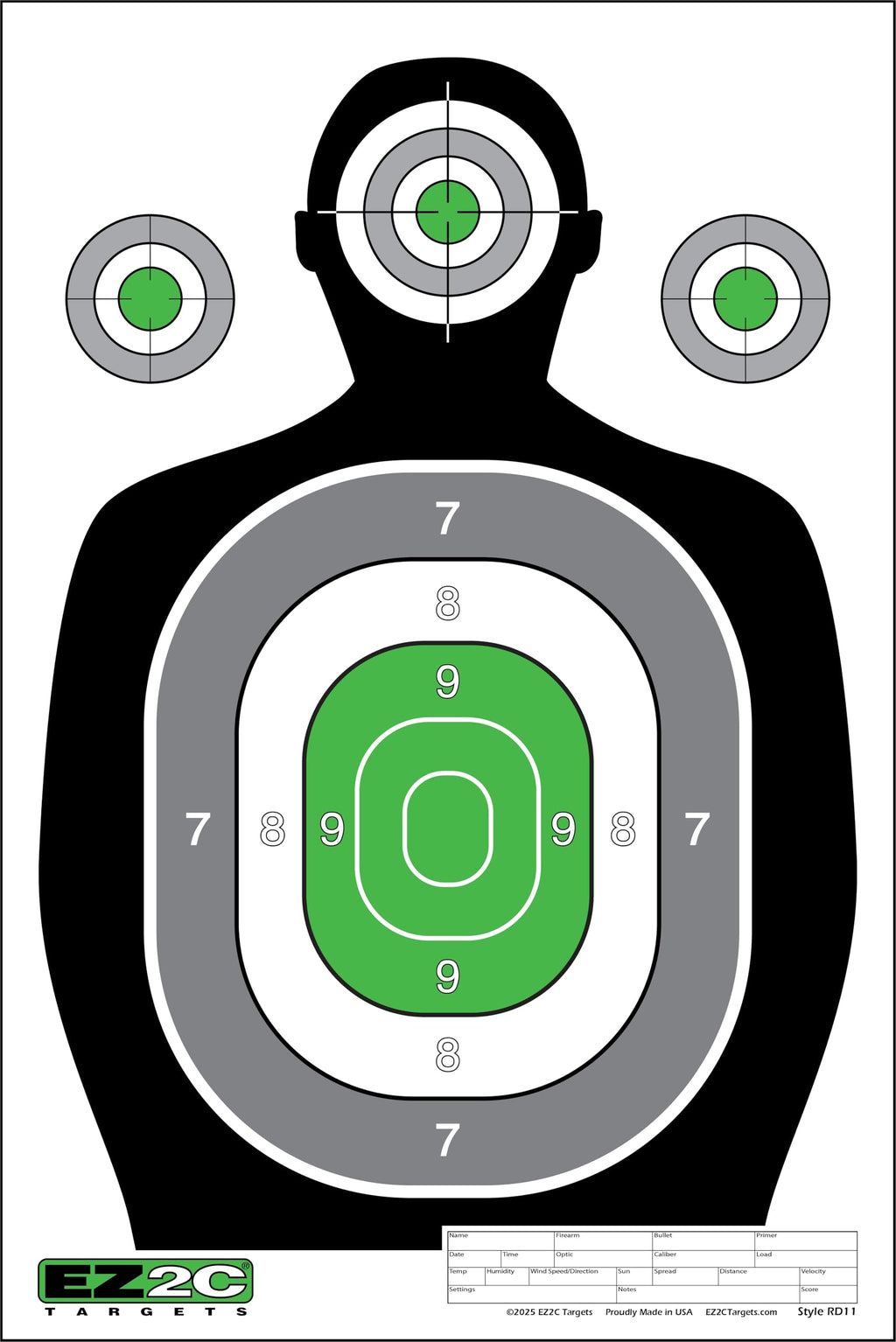 Silhouette Target RD11 — 12×18