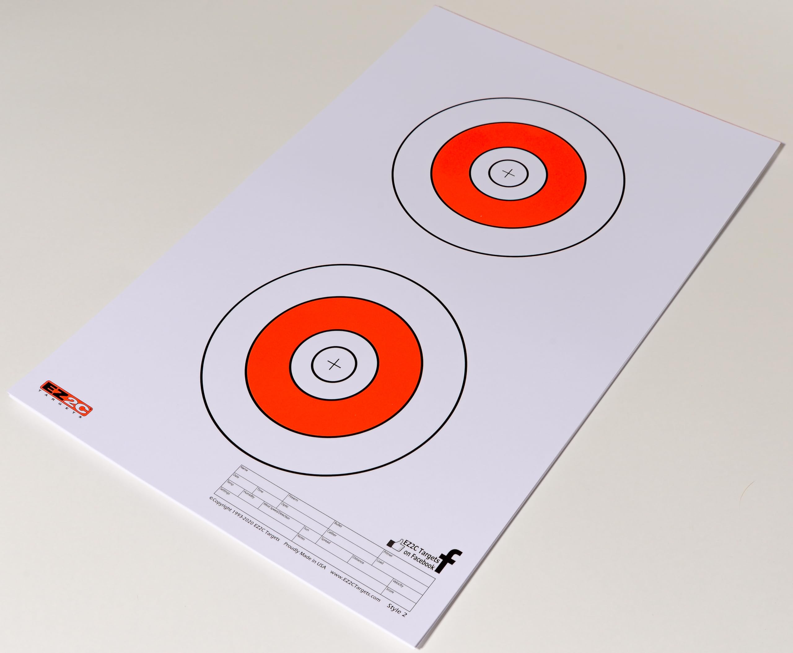 Double Bullseye Target #2 — 11×17