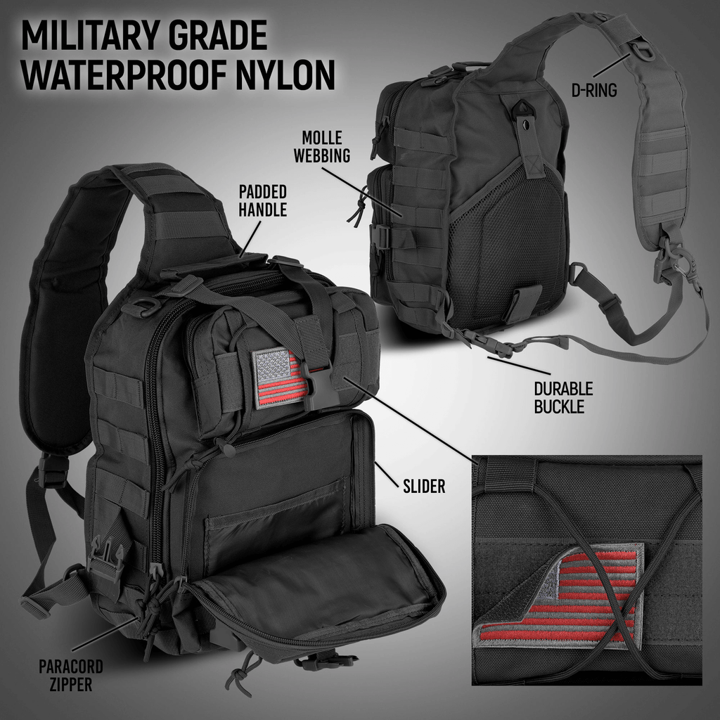 XGear Tactical 14L Range Sling Bag 800D Nylon EDC — lifestyle application
