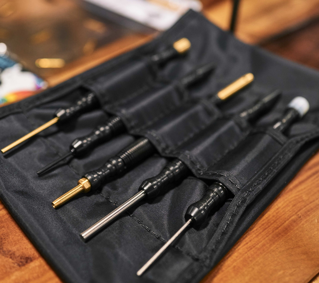 AR-Takedown 5-Piece Gunsmithing Set — Spring-Loaded Pin Tools