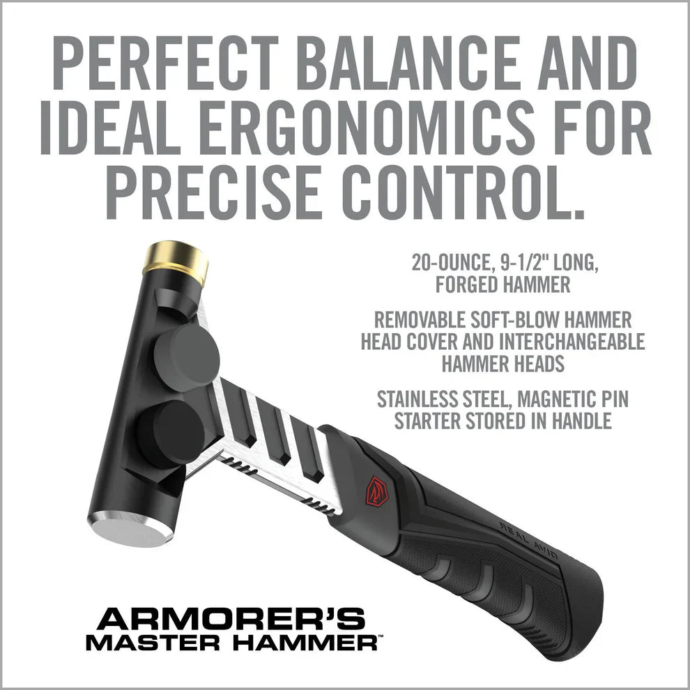 Armorer's Master Hammer™ — Forged Full-Tang Gunsmithing Hammer
