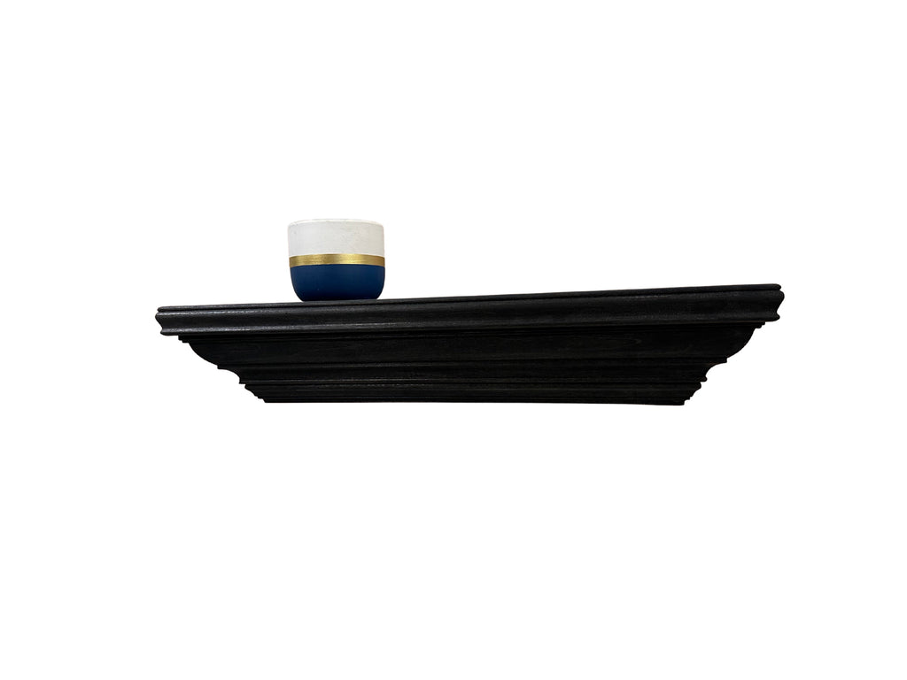 Concealment Wall Shelf — Black Finish