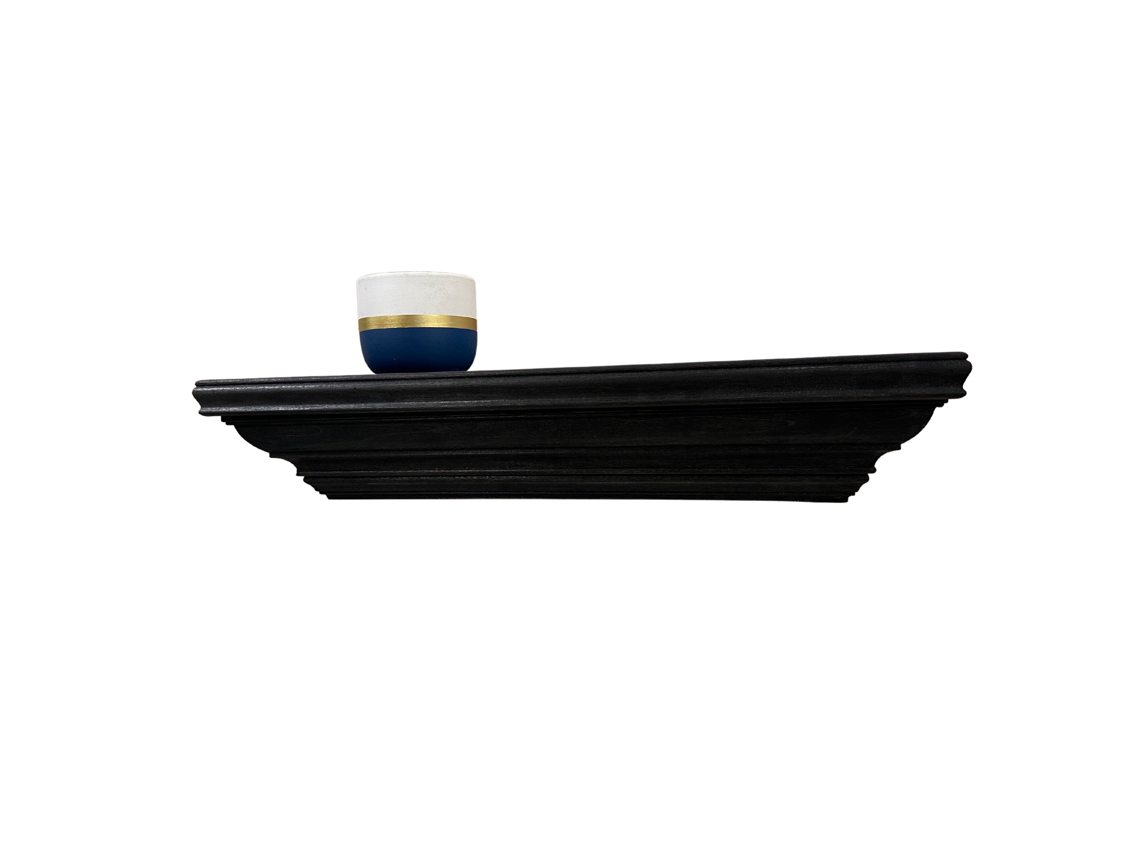 Concealment Wall Shelf — Black Finish