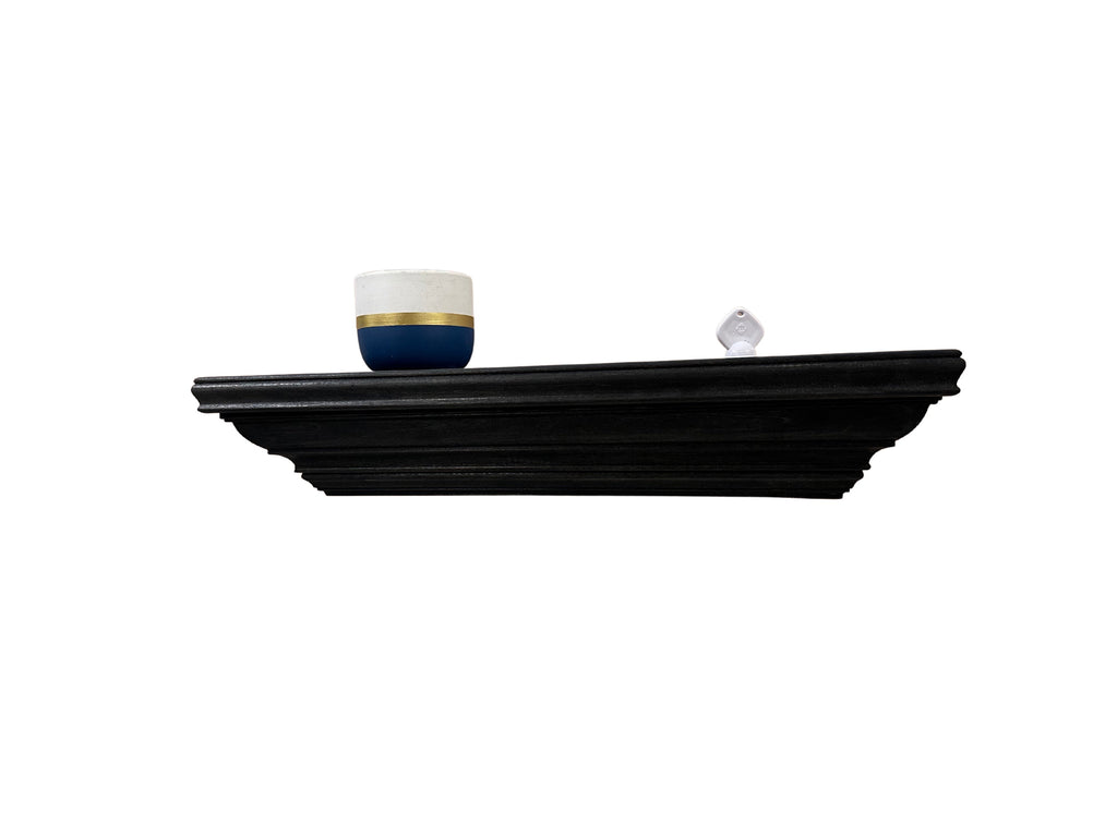 Concealment Wall Shelf — Black Finish