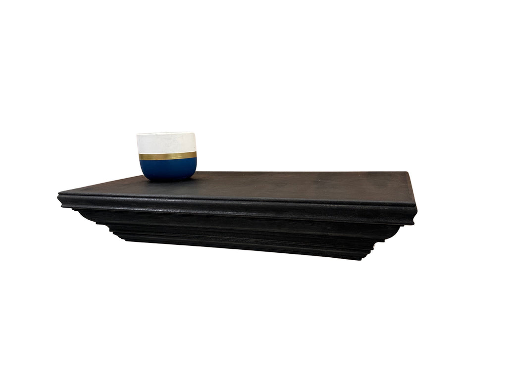 Concealment Wall Shelf — Black Finish