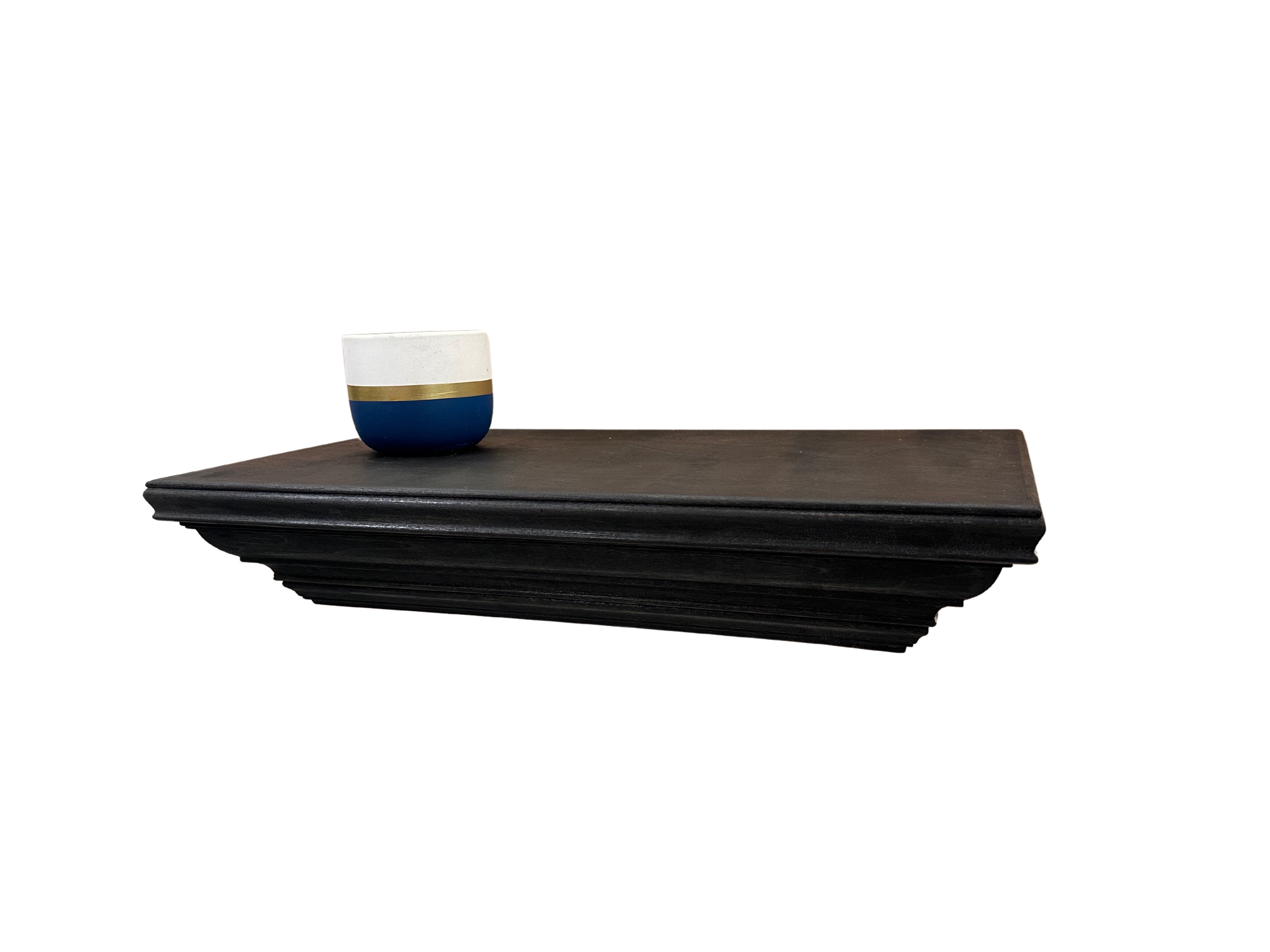 Concealment Wall Shelf — Black Finish