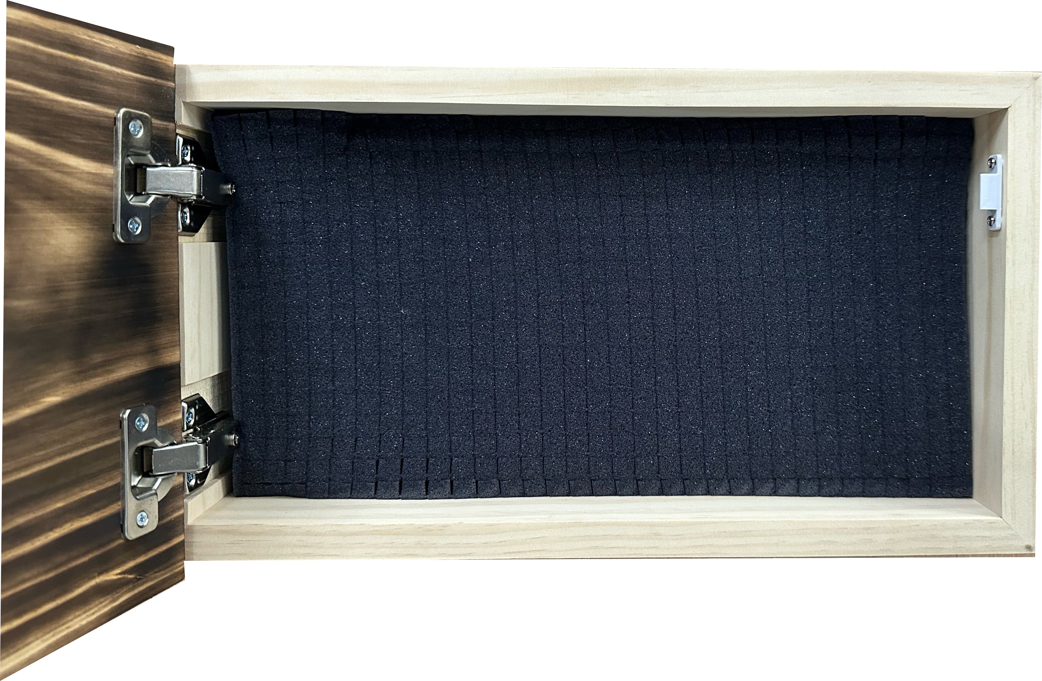 Burnt American Flag Concealment Cabinet — Hidden Wall Storage
