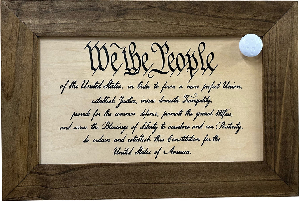 "We The People" Constitution Concealment Wall Décor