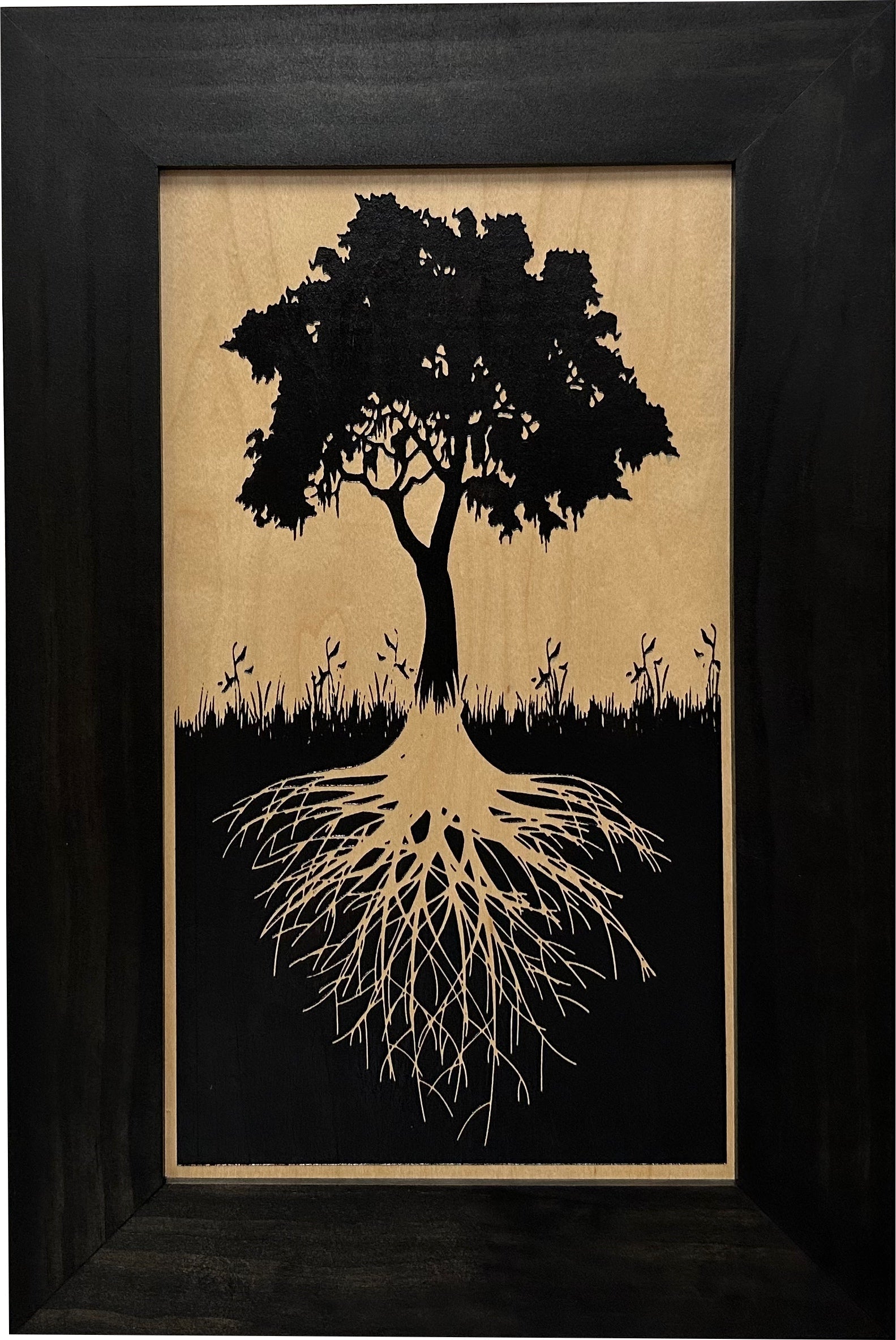 Tree Roots Concealment Shelf — Wall-Mounted Hidden Storage