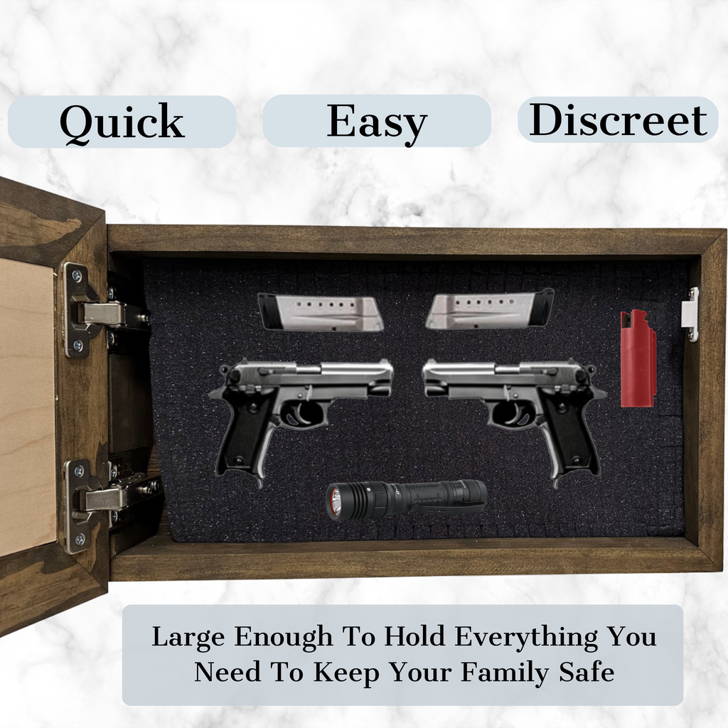 Deer Scene Concealment Cabinet — Hidden Wall Storage