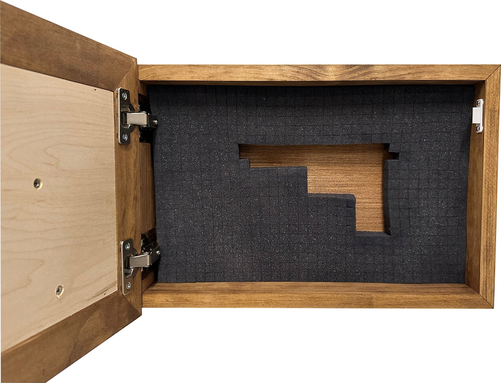 Family Branches Concealment Cabinet — Early American Finish