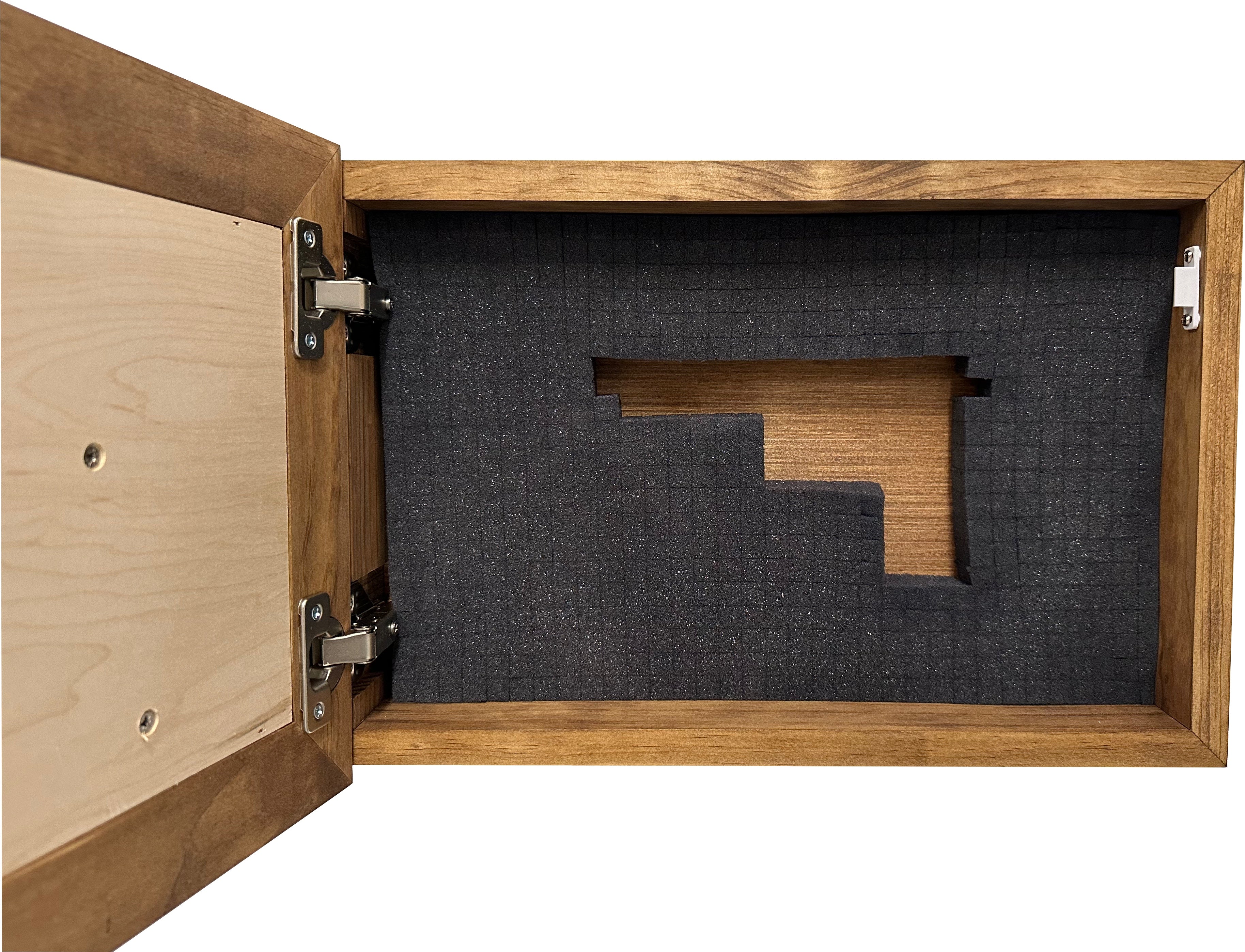 Family Branches Concealment Cabinet — Early American Finish