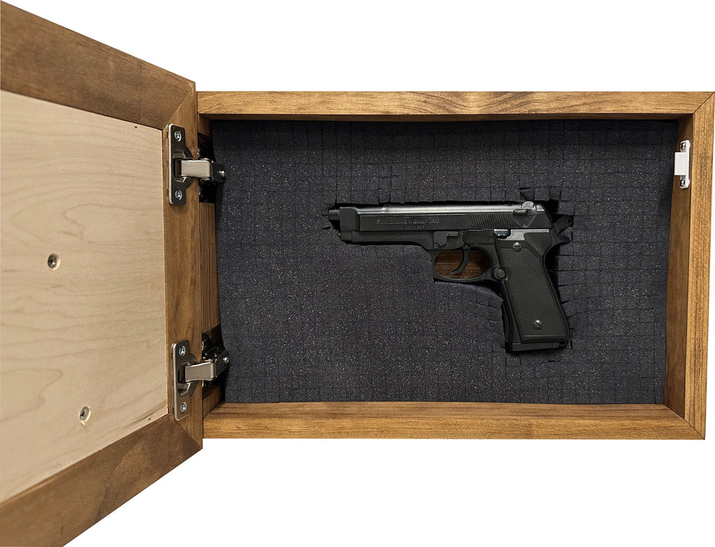 Family Branches Concealment Cabinet — Early American Finish
