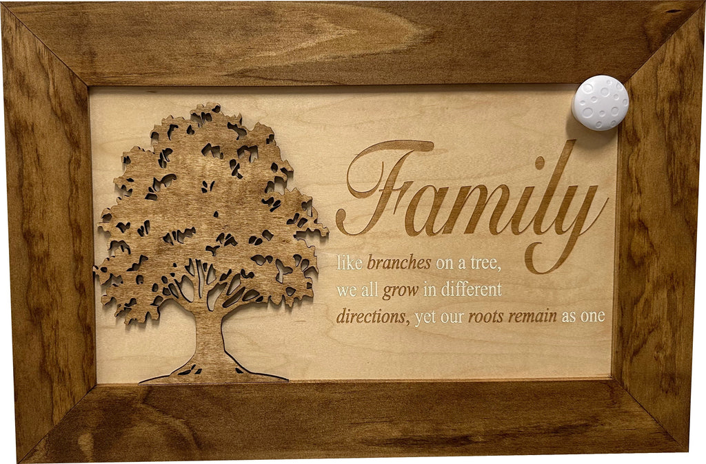 Family Branches Concealment Cabinet — Early American Finish