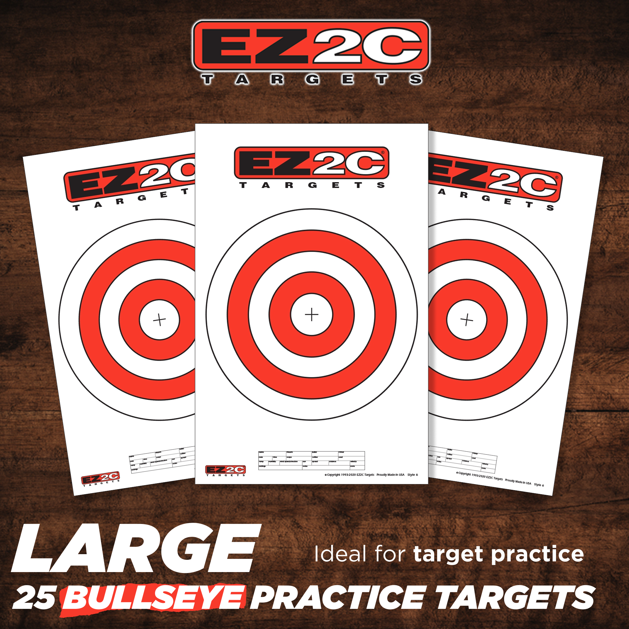 10" Bullseye Target #6 — 11×17