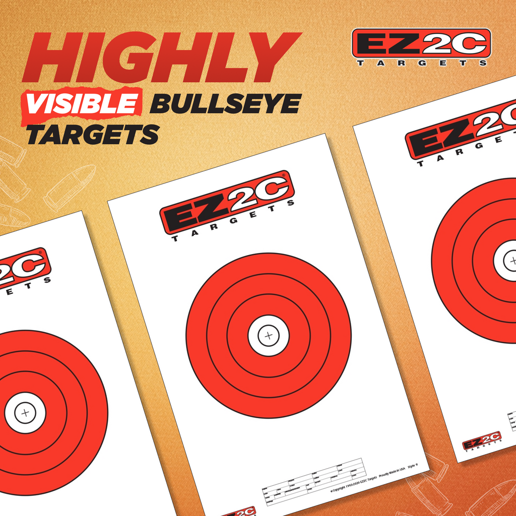 8" Hi-Vis Bullseye Target #9 — 11×17