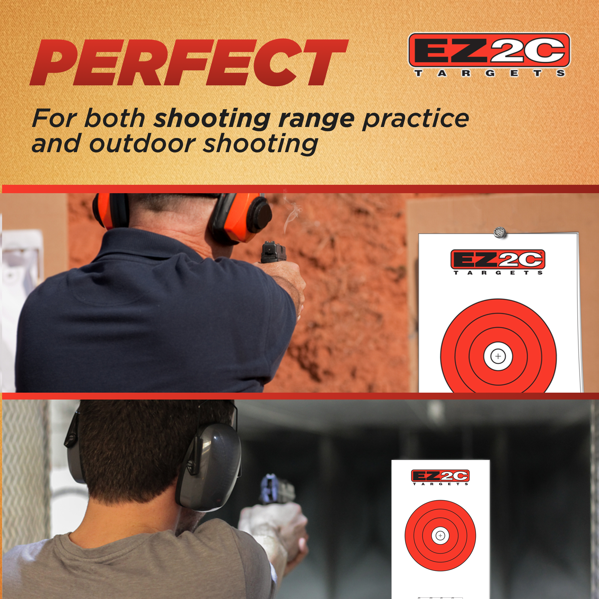 8" Hi-Vis Bullseye Target #9 — 11×17