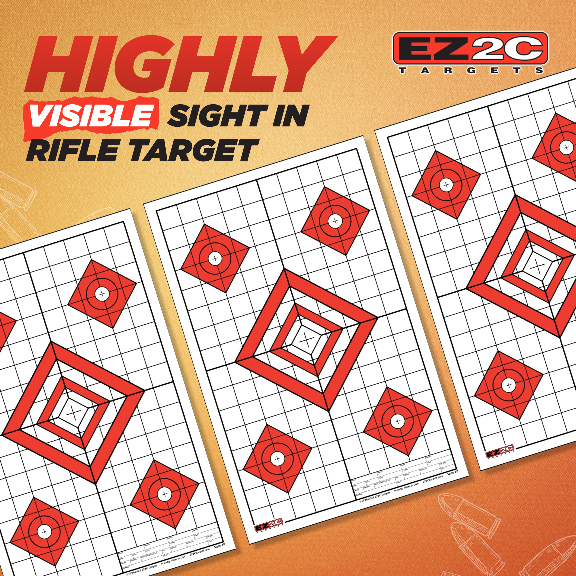 Five Diamonds Target #28 — 11×17 (25-Pack)