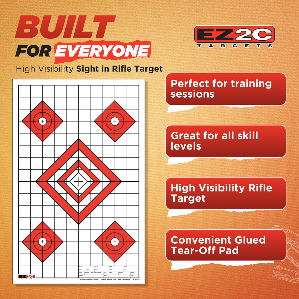 Five Diamonds Target #28 — 11×17 (25-Pack)