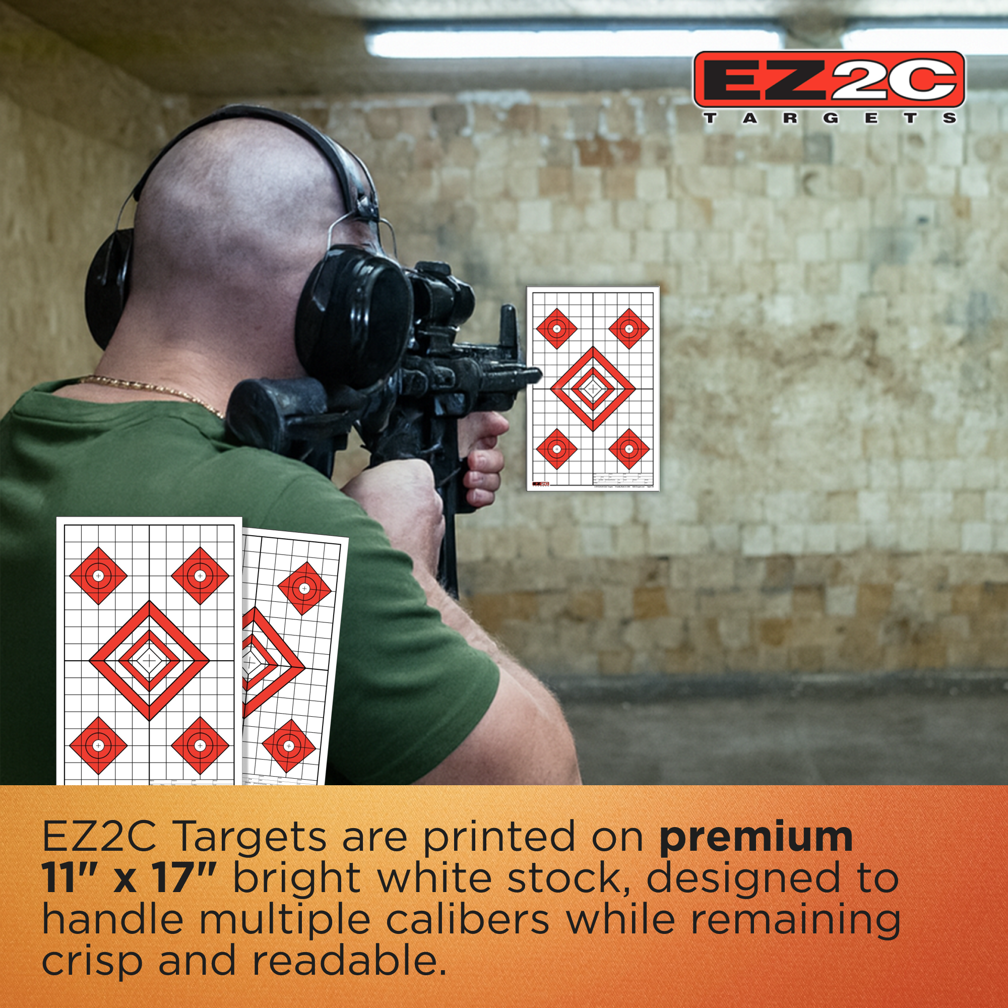 Five Diamonds Target #28 — 11×17 (25-Pack)