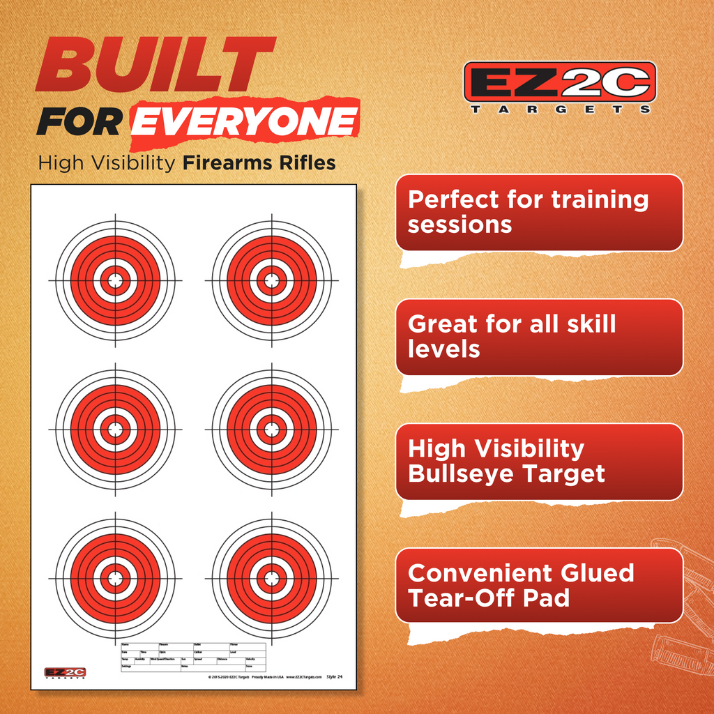 Six Bullseye Target #24 — 11×17