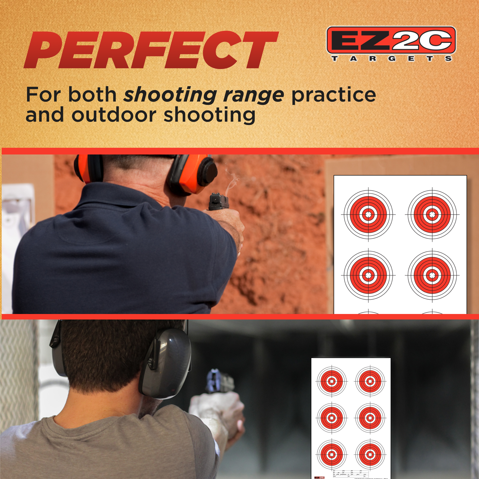Six Bullseye Target #24 — 11×17
