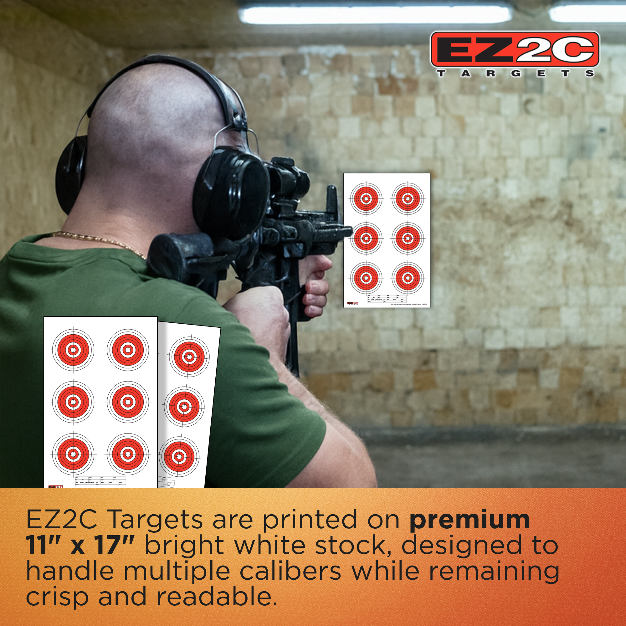 Six Bullseye Target #24 — 11×17