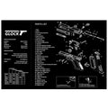 Glock Armorer's Cleaning Mat — 11" × 17"