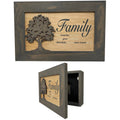 Family Branches Concealment Cabinet — Gray Finish