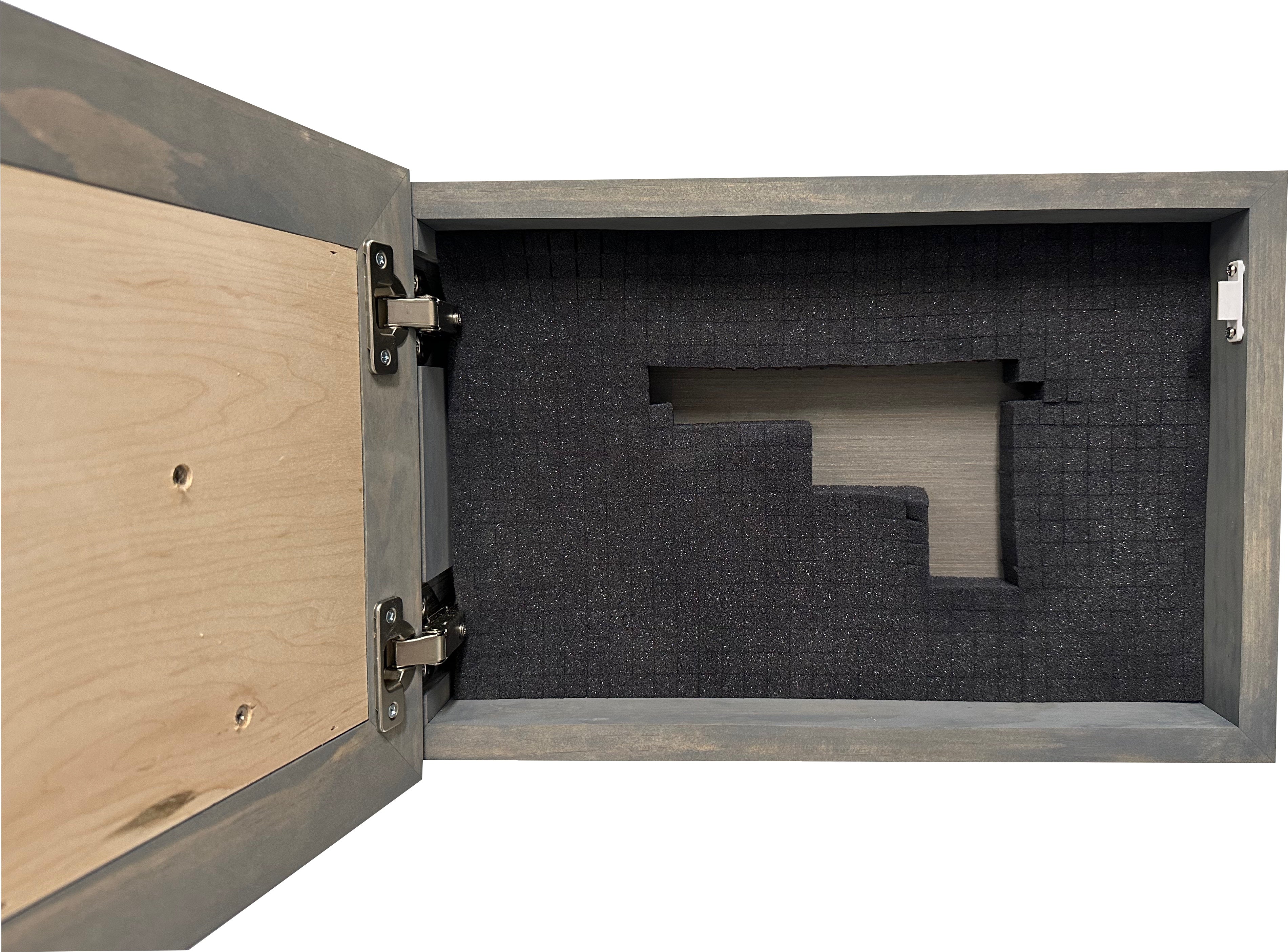 Family Branches Concealment Cabinet — Gray Finish