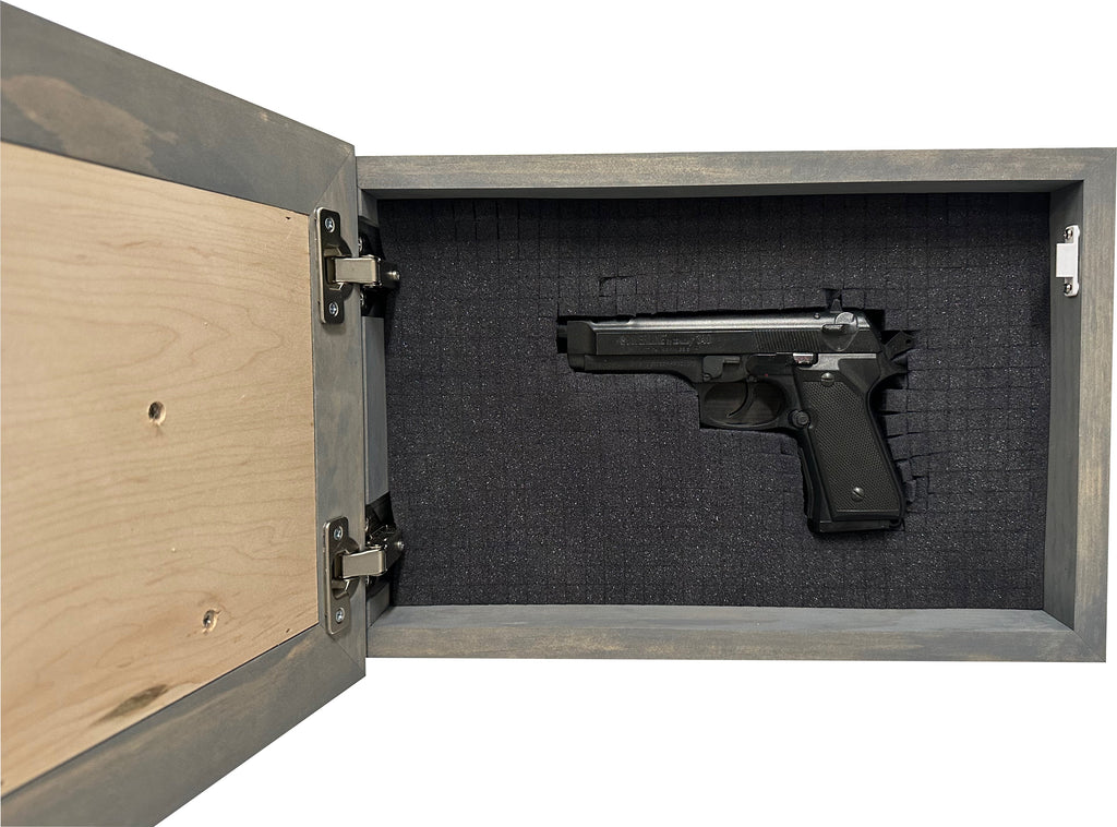 Family Branches Concealment Cabinet — Gray Finish