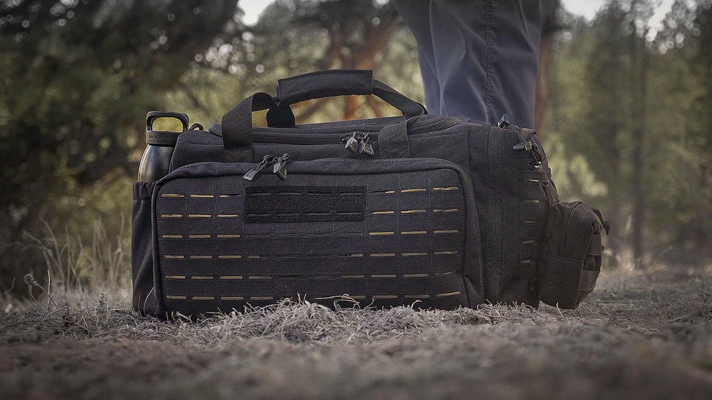 Elite Survival Systems LOADOUT MOLLE Pistol Range Bag — storage and case view