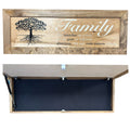 Family Tree Concealment Cabinet — Wall-Mounted Hidden Storage