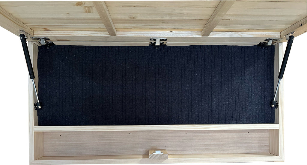 Large American Flag Concealment Safe — Red & Blue, Long-Gun Capacity