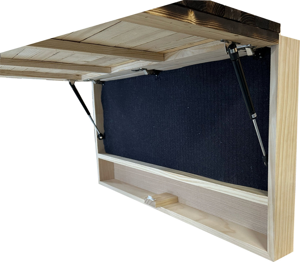 Large American Flag Concealment Safe — Red & Blue, Long-Gun Capacity