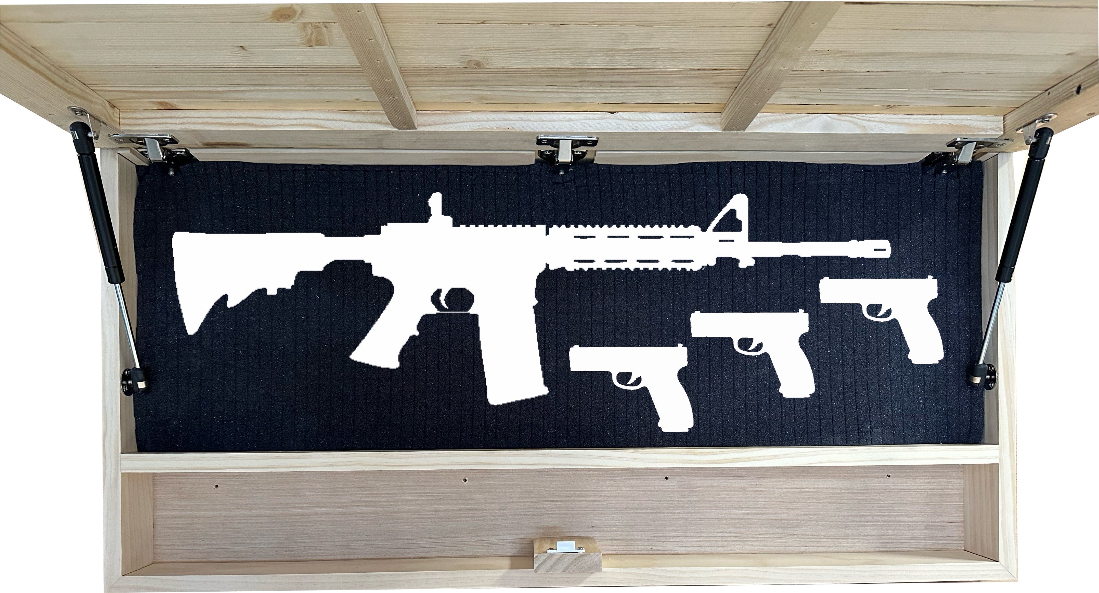 Large American Flag Concealment Safe — Red & Blue, Long-Gun Capacity