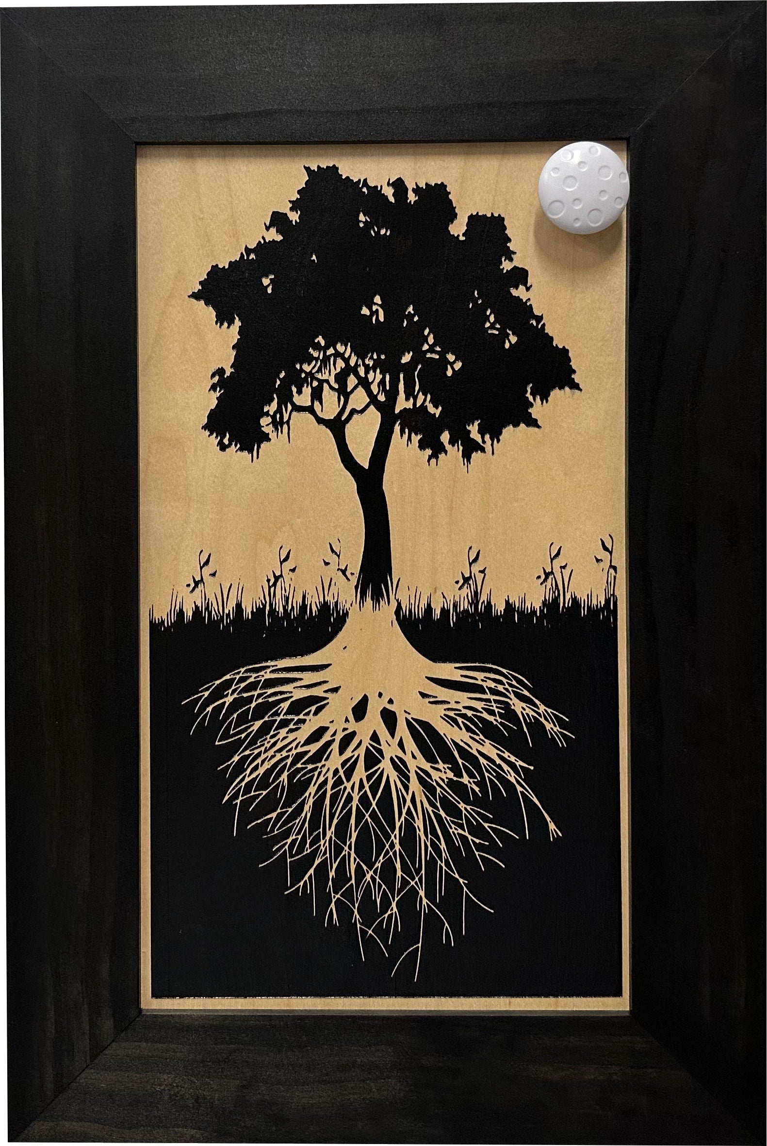 Tree Roots Concealment Shelf — Wall-Mounted Hidden Storage