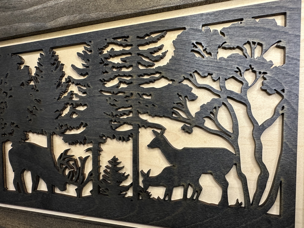 Deer Hunter Concealment Coat Rack — Hidden Firearm Storage