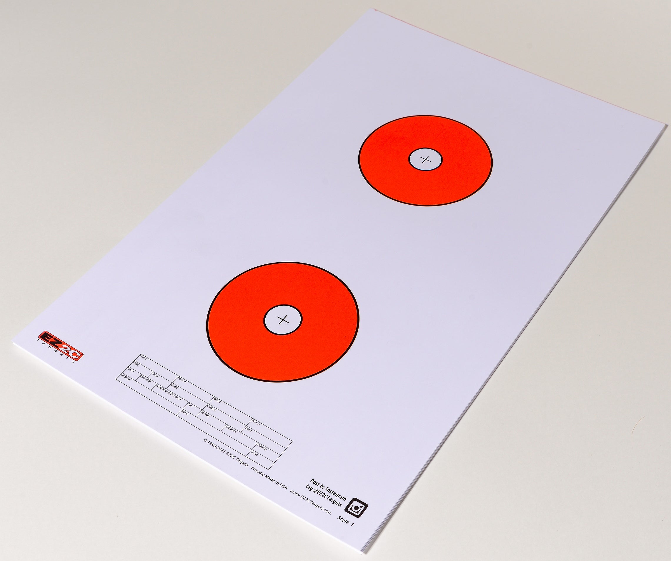 Range Target #1 — 11×17