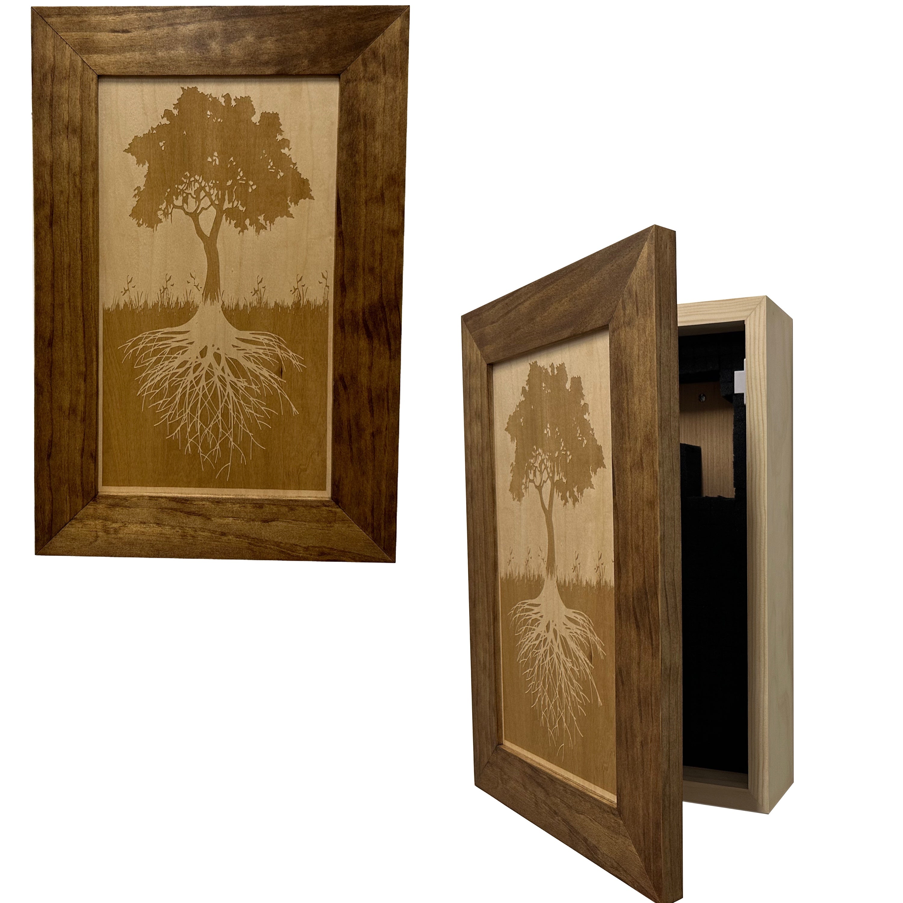 Tree Roots Concealment Shelf — Wall-Mounted Hidden Storage
