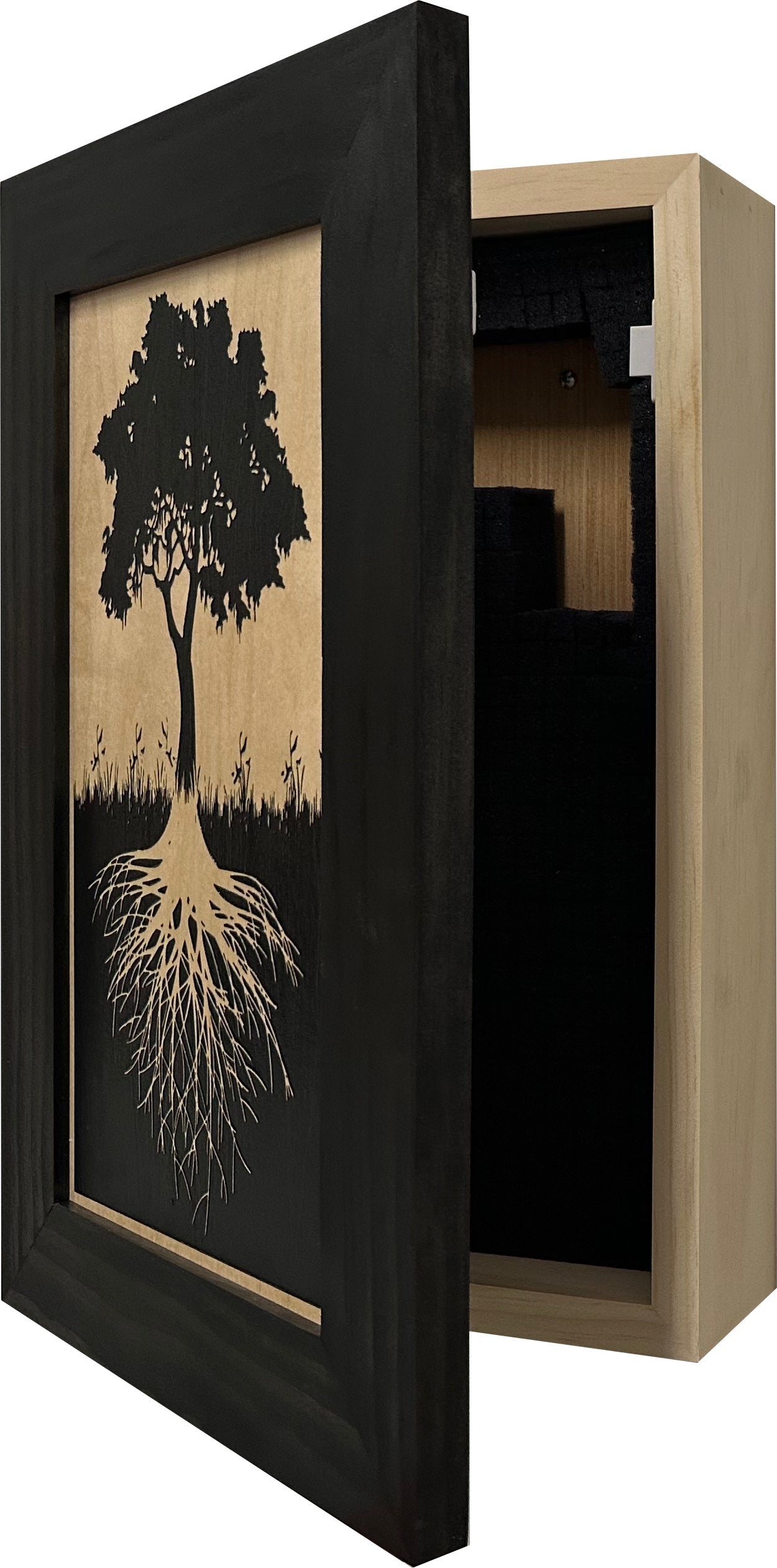 Tree Roots Concealment Shelf — Wall-Mounted Hidden Storage