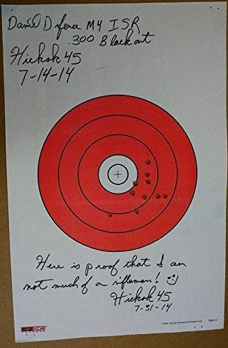 8" Hi-Vis Bullseye Target #9 — 11×17
