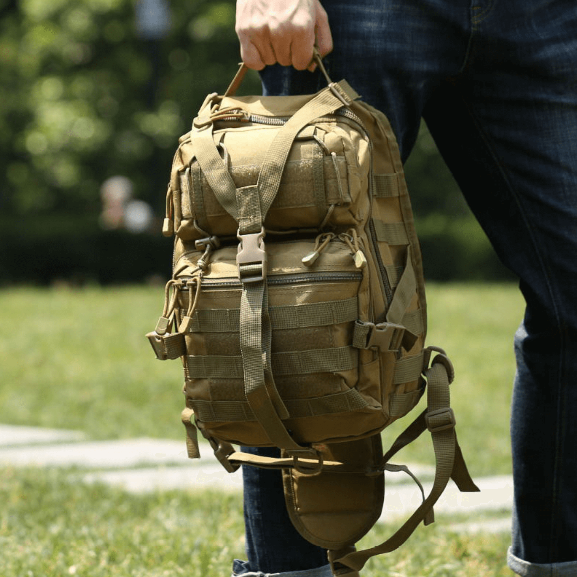 Jupiter Gear Tactical 15L Sling Range Bag — MOLLE Compatible